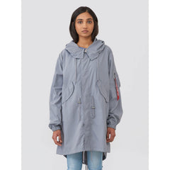Alpha Industries Shell Fishtail Parka Cadet Grey Women WJS49000C1-053