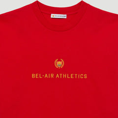 Bel-Air Athletics Men Academy T-Shirt Emb Logo Red
