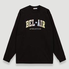 Bel-Air Athletics Men College L/S T-Shirt Pastel Black