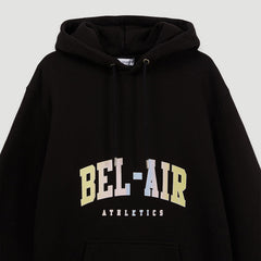 Bel-Air Athletics Men College Regular Hoodie Pastel Black