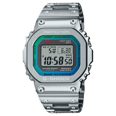 Casio G-Shock 5000 Full Metal Silver Blue Green GMWB5000PC-1