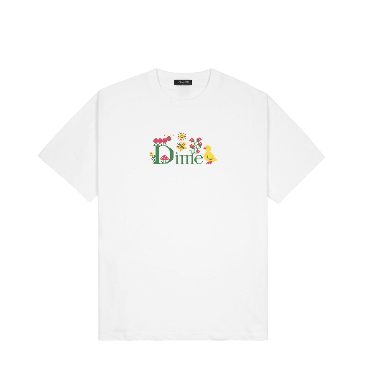 Dime Classic Cross Stitch T-Shirt White