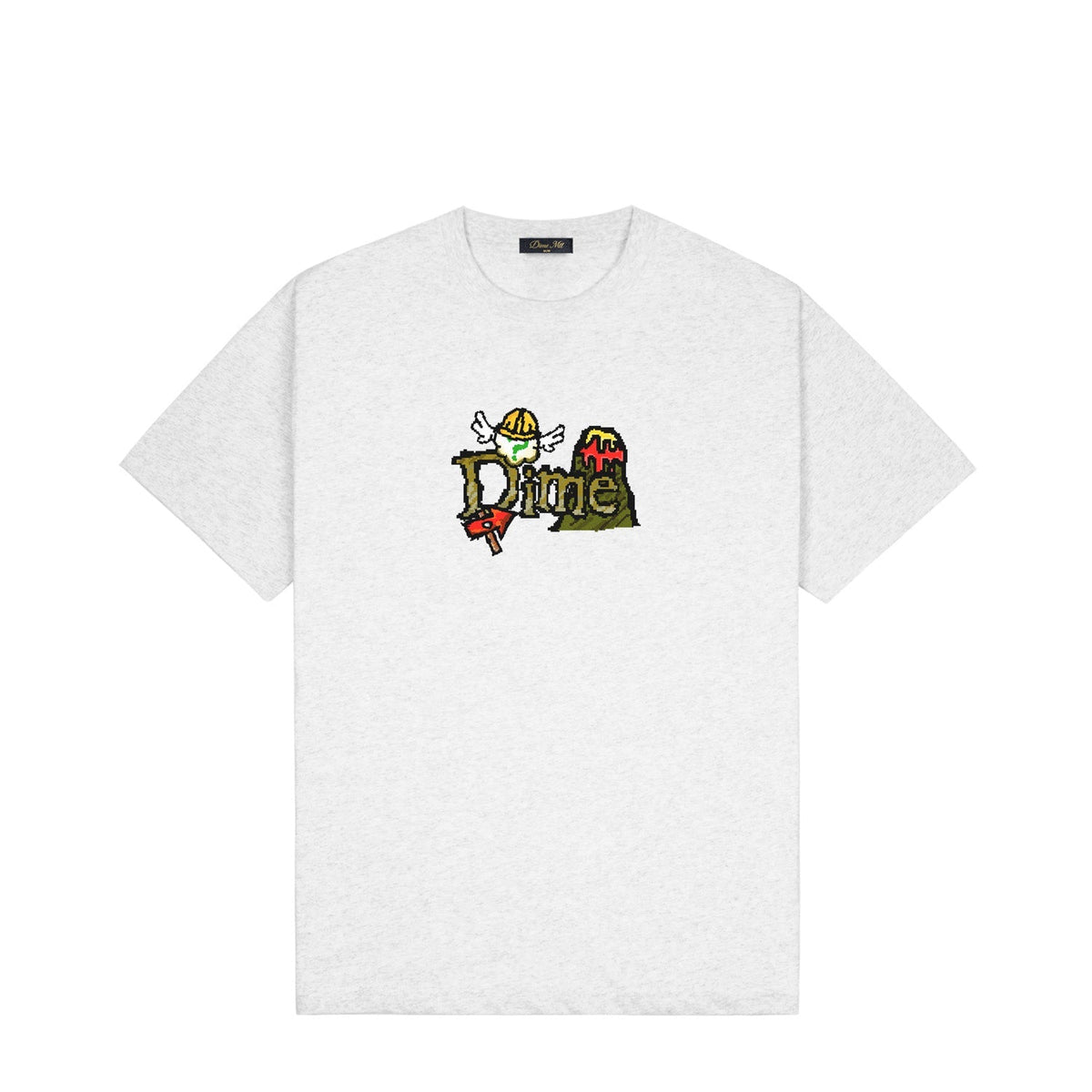 Dime Classic Fuzzy T-Shirt Ash