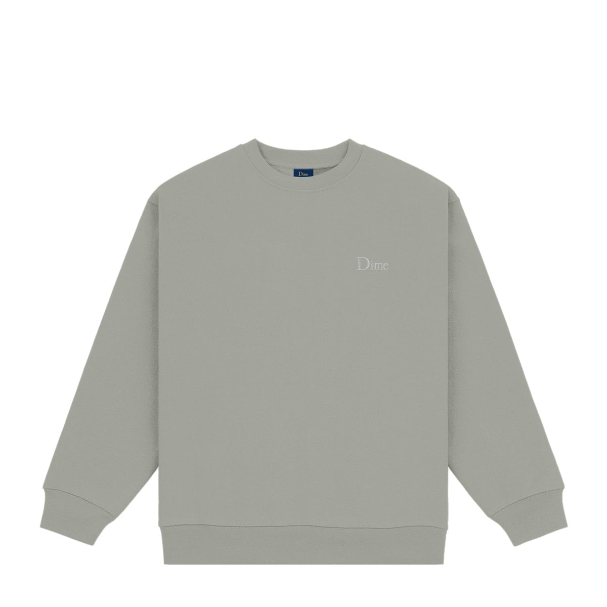 Dime Men Classic Small Logo Crewneck Gravel