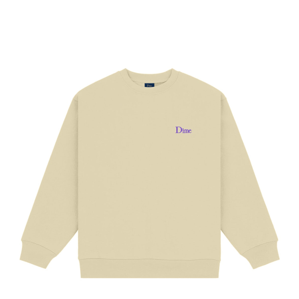 Dime Men Classic Small Logo Crewneck Light Moss