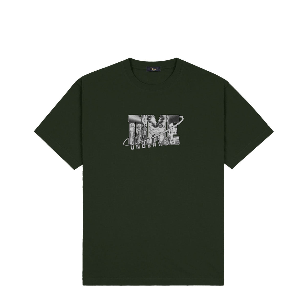 Dime Men Cosmic T-Shirt Forest Green