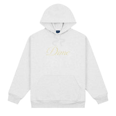 Dime Men Cursive Logo Hoodie Ash