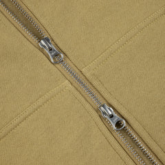 Dime Men Cursive Small Logo Zip-Hoodie Oak