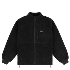 Dime Men Polar Fleece Sherpa Zip Black