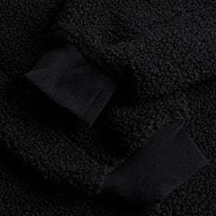 Dime Men Polar Fleece Sherpa Zip Black