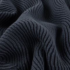 Dime Wave Knit Sweater Navy