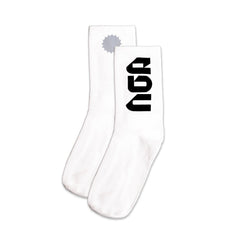 Everyday Better Club Performance Socks White Black