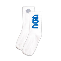Everyday Better Club Performance Socks White Blue