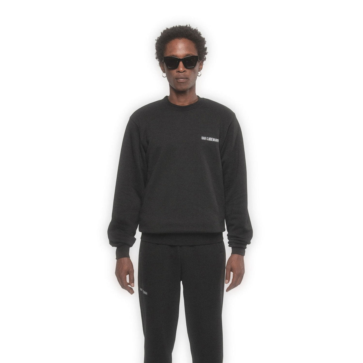 Han Kjøbenhavn Men Casual Crew Black 40001-10