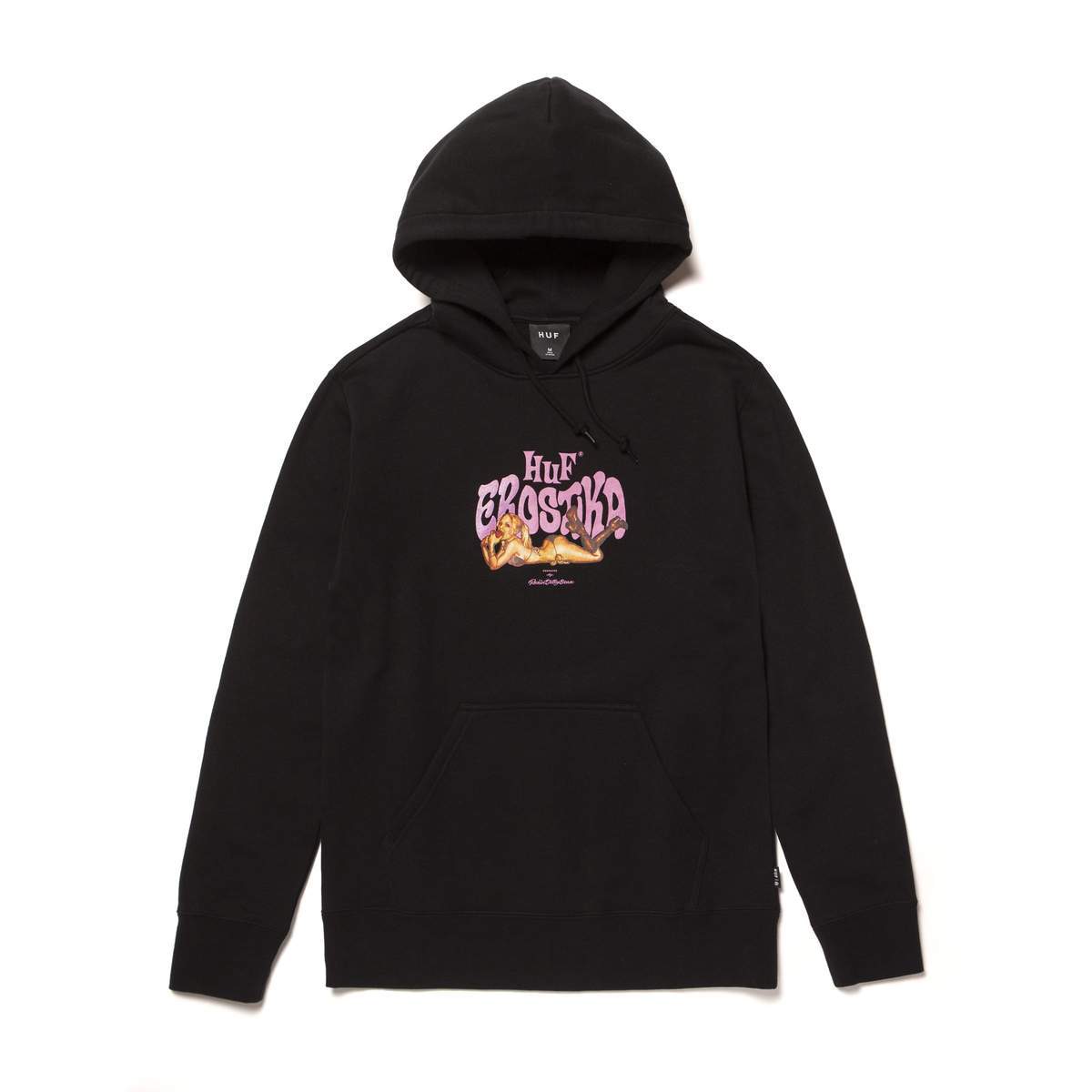 Huf Men Rjb Erostika Pullover Hoodie Black PF00374-BLK