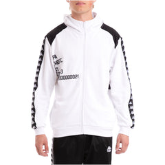 Kappa Authentic Bray White Black Hoodie 304IEL0-904