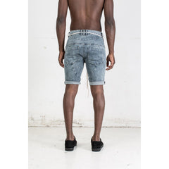 Kollar Cuffed Shorts Vintage Blue Men CSVNTBLU