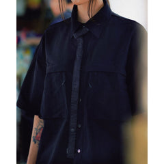 LAKH Breathable Western Field Shirt Black