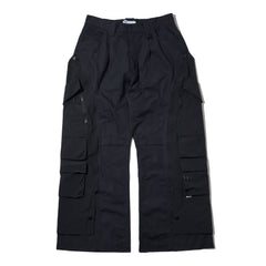LAKH Detachable Ten Pockets Cargo Pants Black