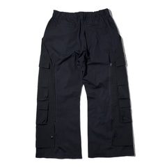 LAKH Detachable Ten Pockets Cargo Pants Black
