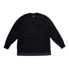 LAKH Distressed Patch Layering Tee Black