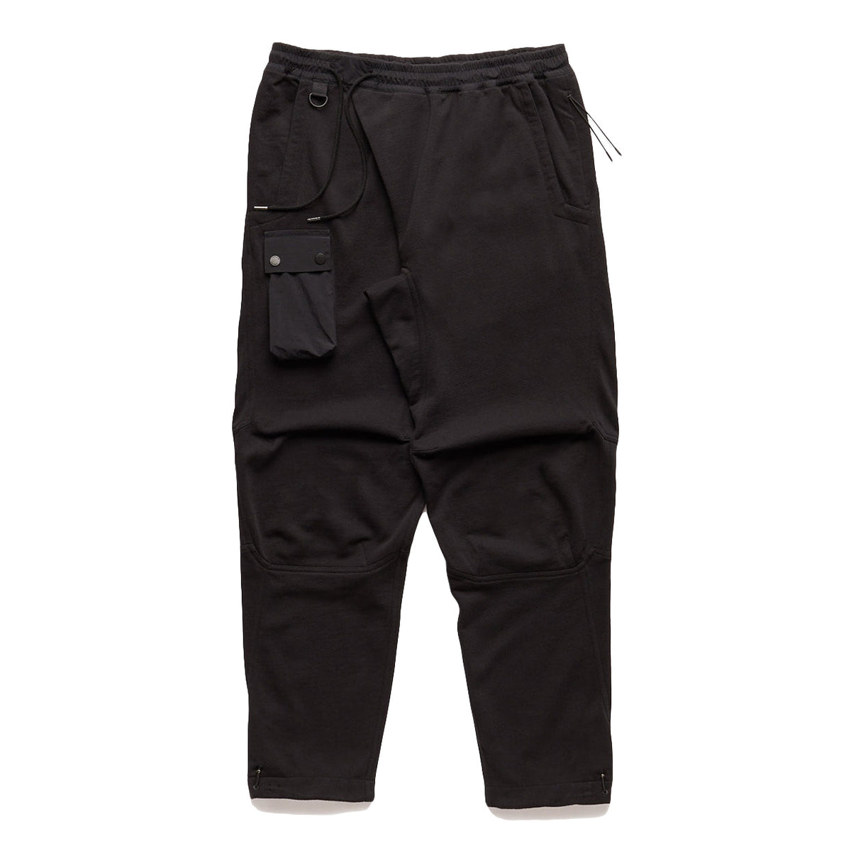 Maharishi Men Asym Articulated Sweatpants Black