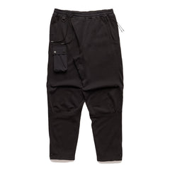 Maharishi Men Asym Articulated Sweatpants Black