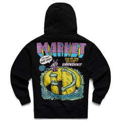 Market Men Smiley Into The Unknown Hoodie Black