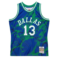 Mitchell & Ness Men NBA Dallas Mavericks Team Marble Swingman Jersey Steve Nash Blue TFSM1278DMA98SN