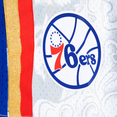 Mitchell & Ness Men NBA Philadelphia 76ers CNY 4.0 Swingman Short White PFSW1249P7696W