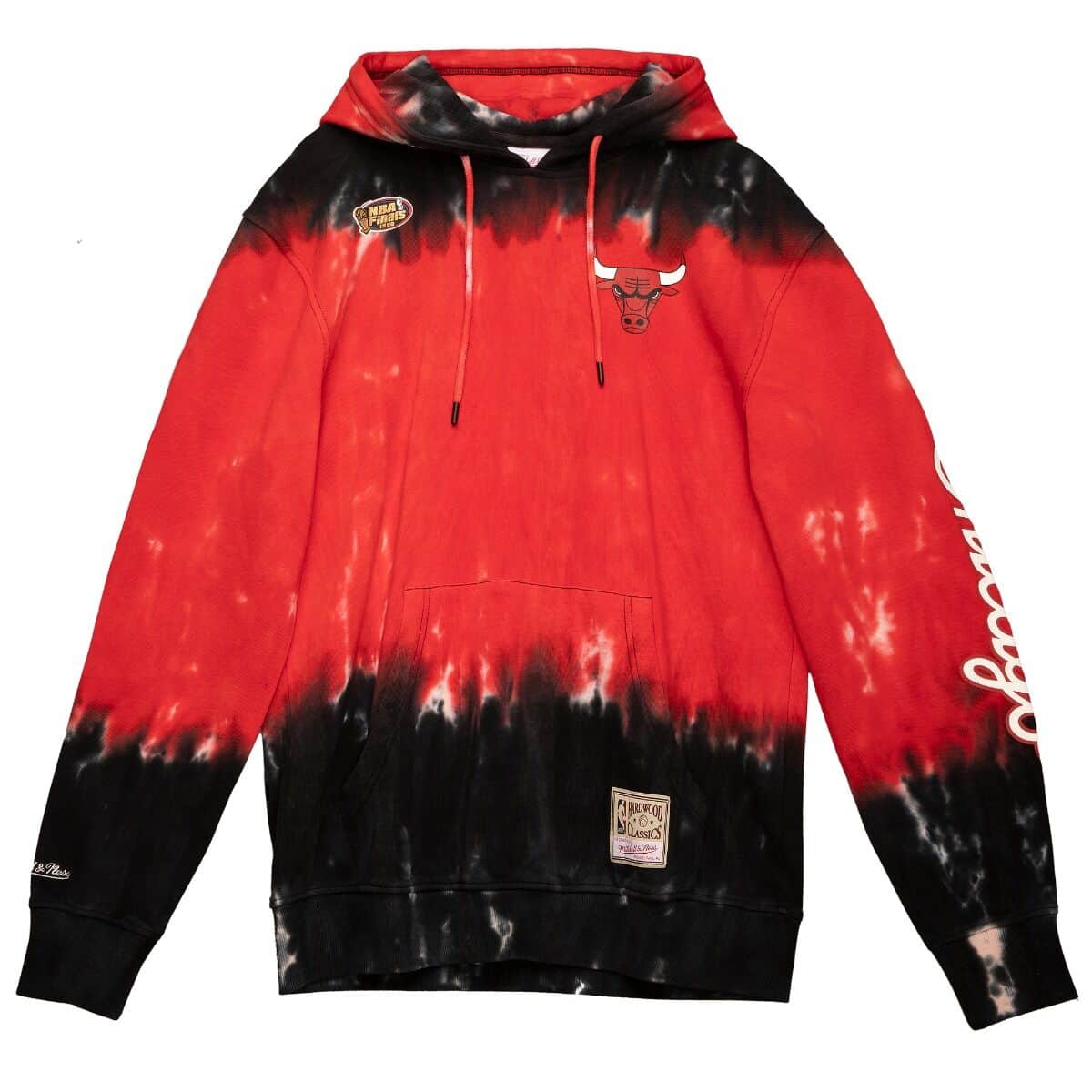 Mitchell & Ness NBA Chicago Bulls Tie Dye Hoodie FPHD19098CBUM