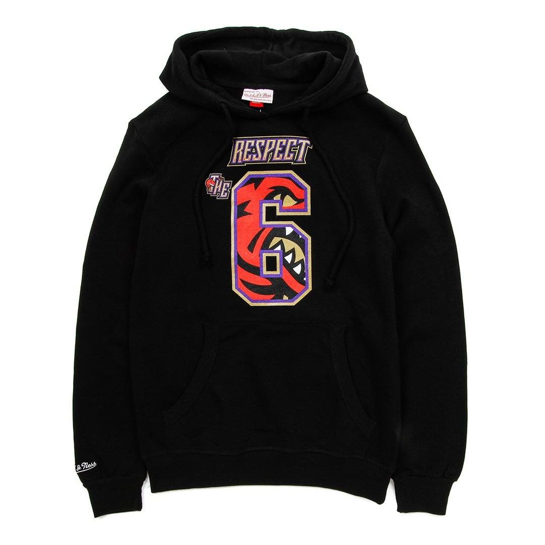 Mitchell & Ness NBA Raptors Jurassic 6 Hoodie Black Men 270FK19J6TRA