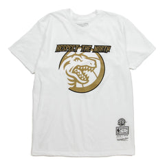 Mitchell & Ness NBA Raptors Mantel Head Piece Tee White Men 3120W19MNTLHD