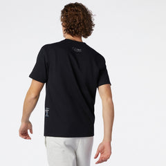 New Balance Men Athletics Artist Lister Tee Black Core MT13555-BK