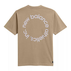 New Balance Men Circular Logo Graphic Tee Incense MT31575-INC