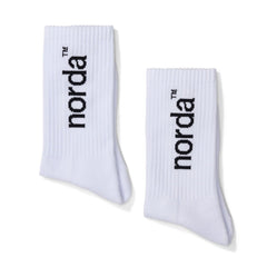 Norda Unisex Retro Sock White