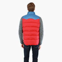 PENFIELD BEEKMAN VEST MENS CONTRAST YOKE DOWN VEST (RED) PFM121005W14-015