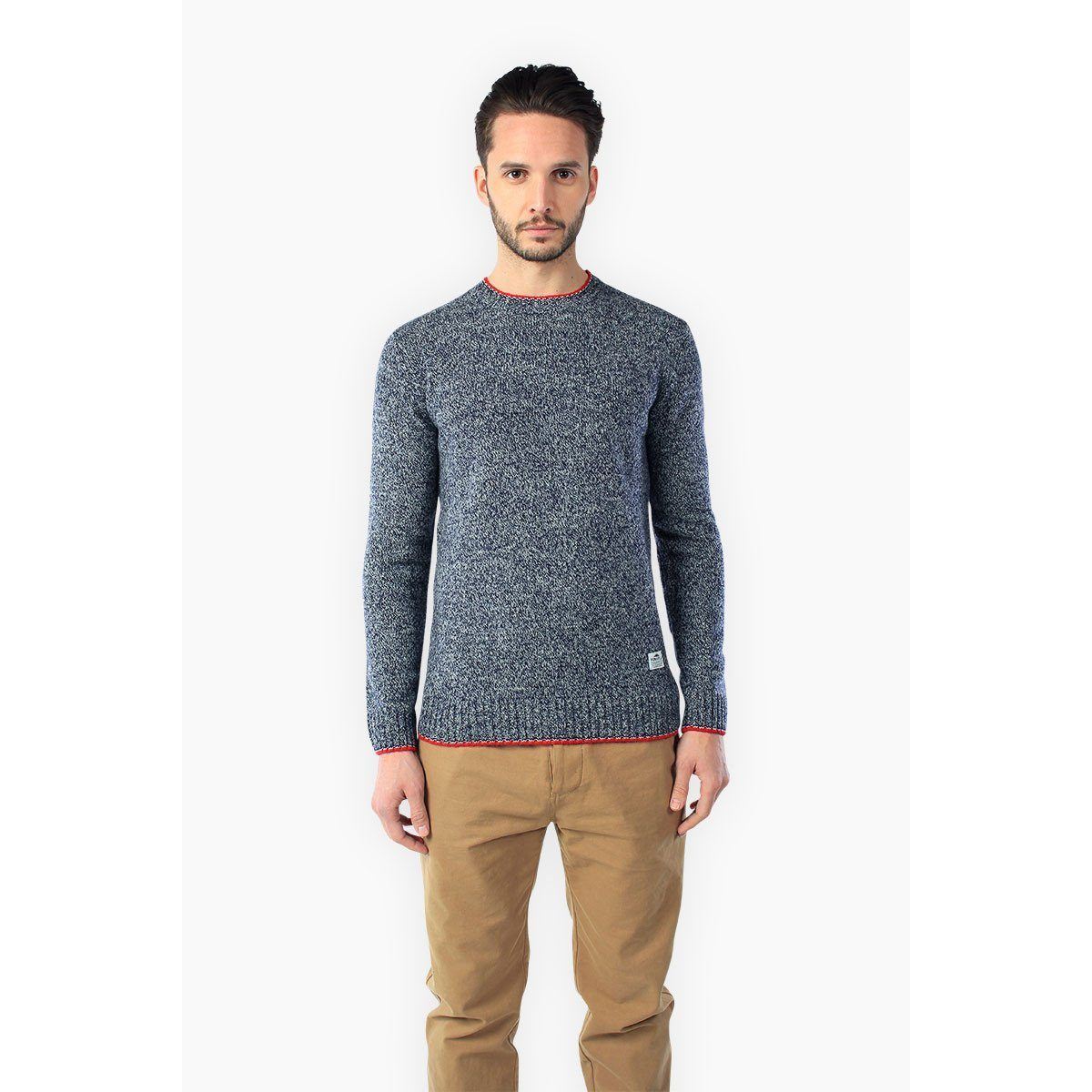 PENFIELD Mens GERING Two Tone Melange Crew - MENS KNITS PFM411106215-002