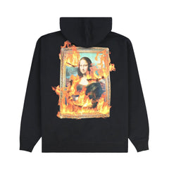 Pleasures Men Burn Again Hoodie Black