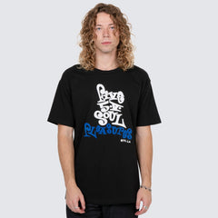 Pleasures Men Five 5 V T-Shirt Tees Black