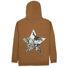 Pleasures Men Flying Hoodie Caramel
