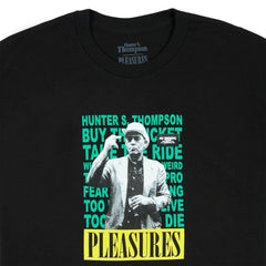 Pleasures Men No Smoking T-Shirt Black
