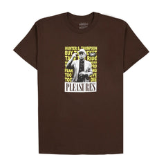 Pleasures Men No Smoking T-Shirt Brown