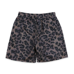 Pleasures Men Running Short Brown Leopard