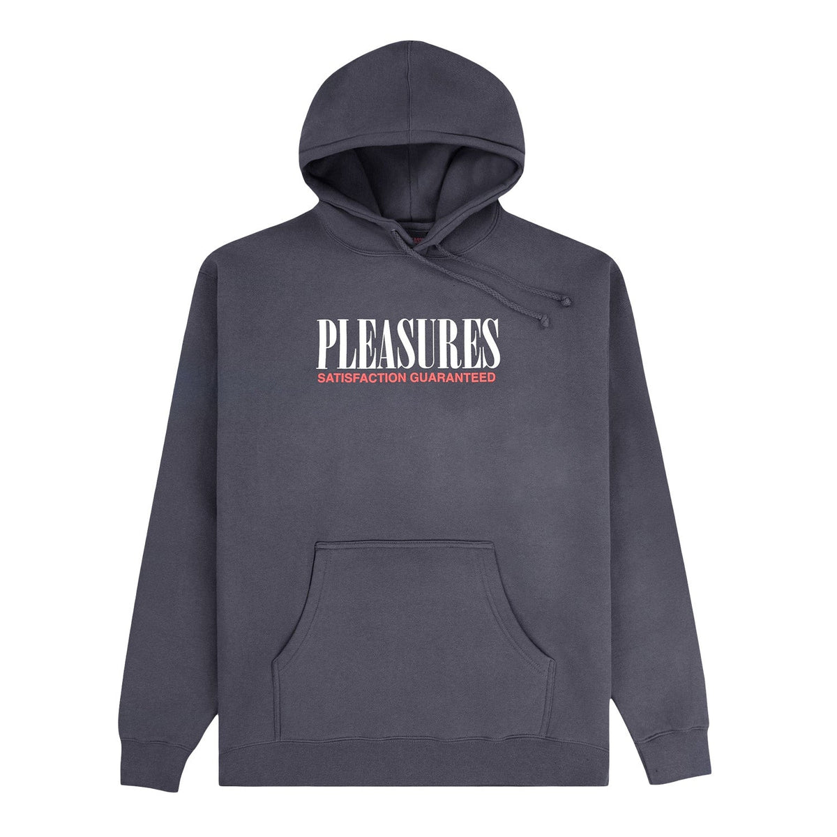 Pleasures Men Satisfaction Hoodie Asphalt