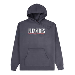 Pleasures Men Satisfaction Hoodie Asphalt