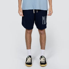 Pleasures Men Twitch Waffle Knit Short Navy