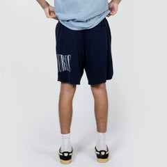 Pleasures Men Twitch Waffle Knit Short Navy