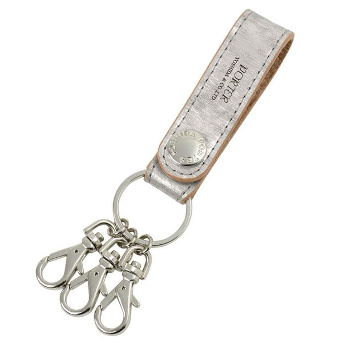 Porter Foil Key Holder Gray Silver