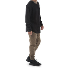 Publish Jakobe L/s Button Up Black P1702054-BLK